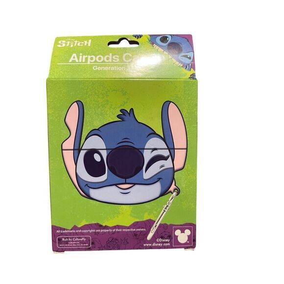NEW Disney Stitch Airpod Pro Case Gen 3 Lilo and Stitch Earphones Headphones - Picture 3 of 6